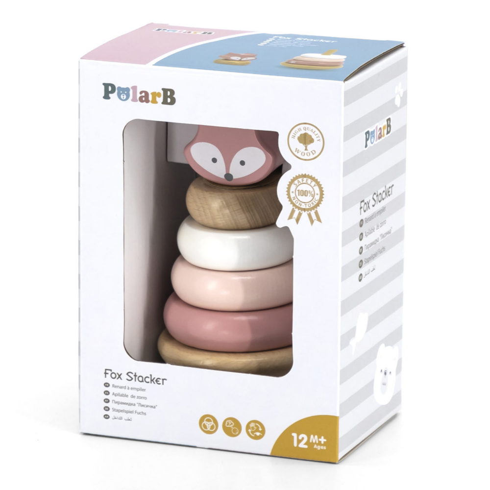 PolarB - Wooden Fox Stacker