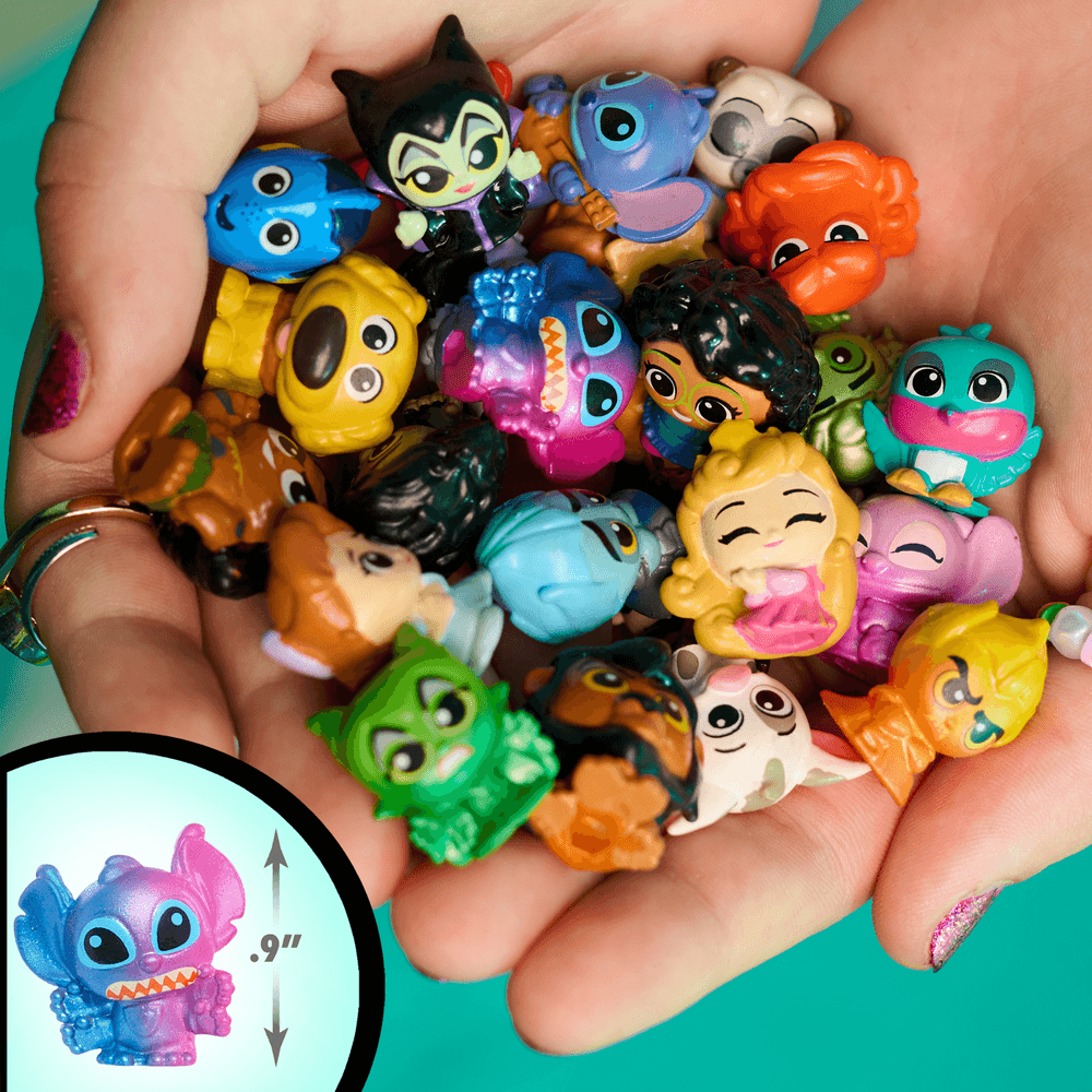 Disney - Doorables Squish'alots With 5 Blind Bag Mini Action Figures - 2.5 cm - Style May Vary