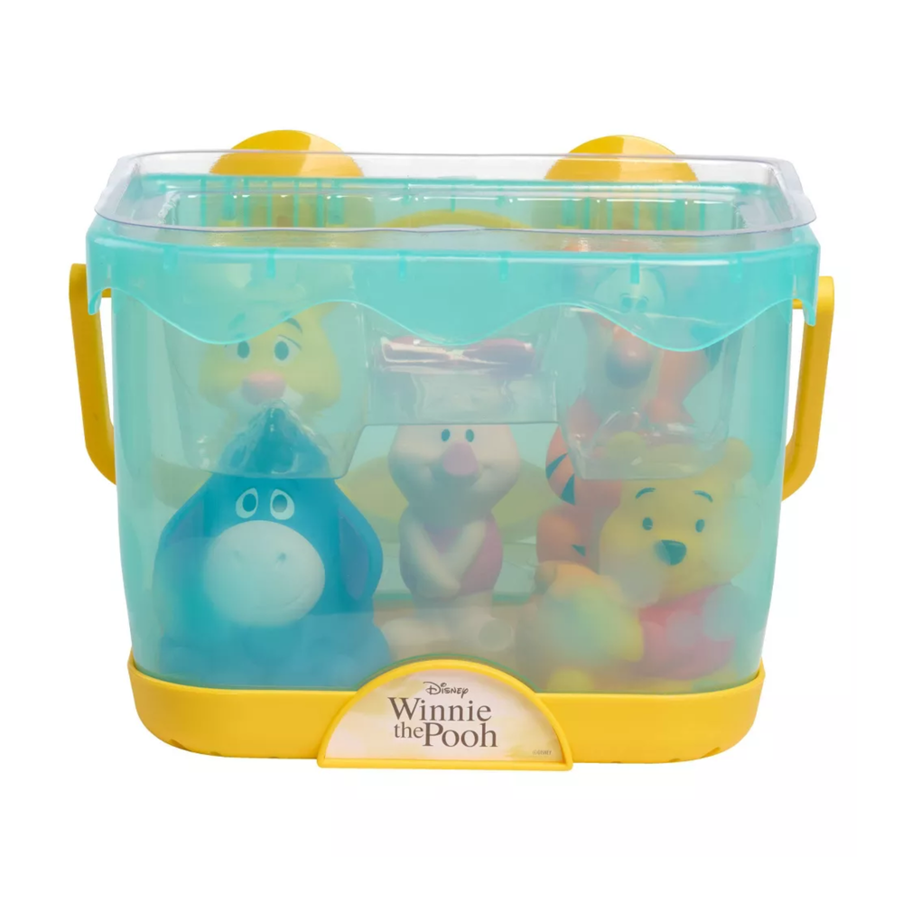 Just Play - Disney Winnie The Pooh Bath Caddy With Bath Toy Figures