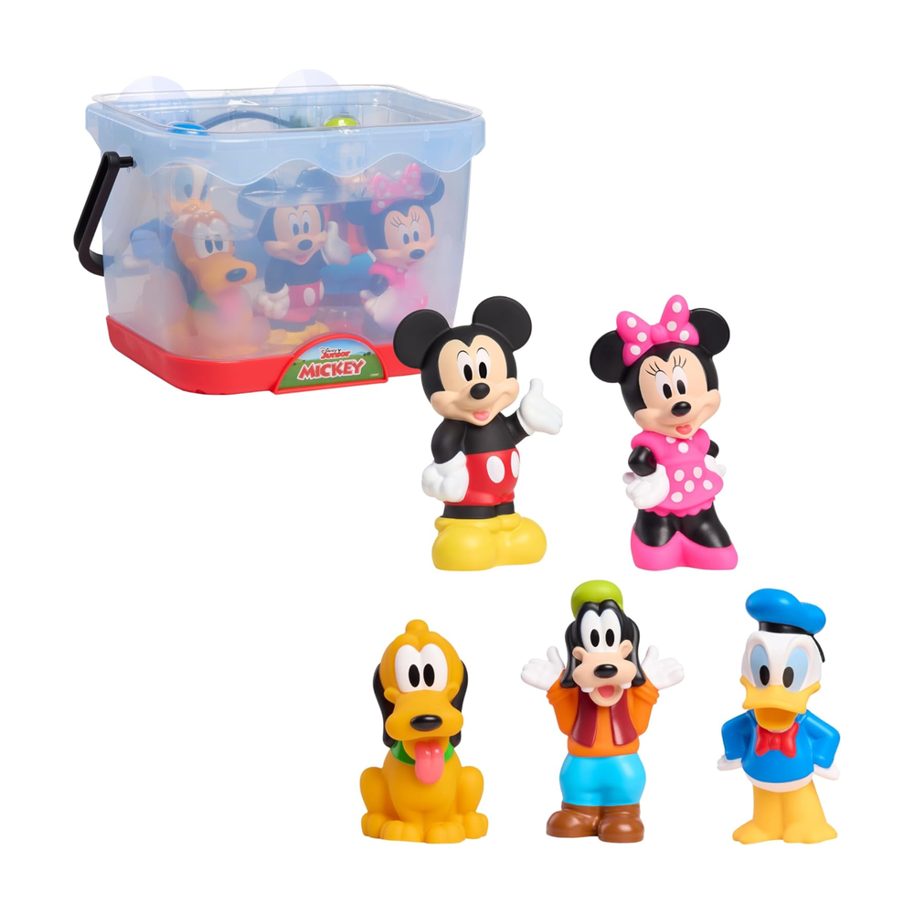 Just Play - Disney Mickey Mouse Bath Caddy With Bath Toy Figures