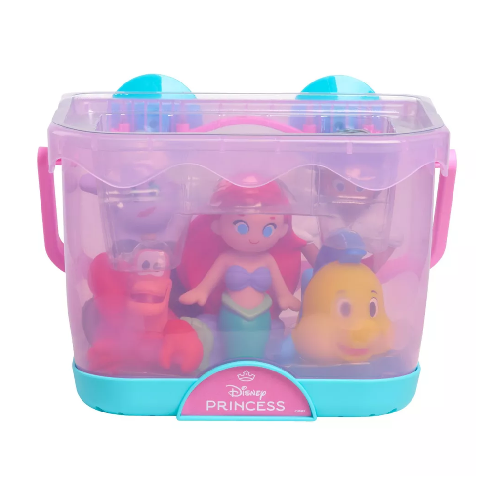 Just Play - Disney The Little Mermaid Bath Caddy With Bath Toy Figures