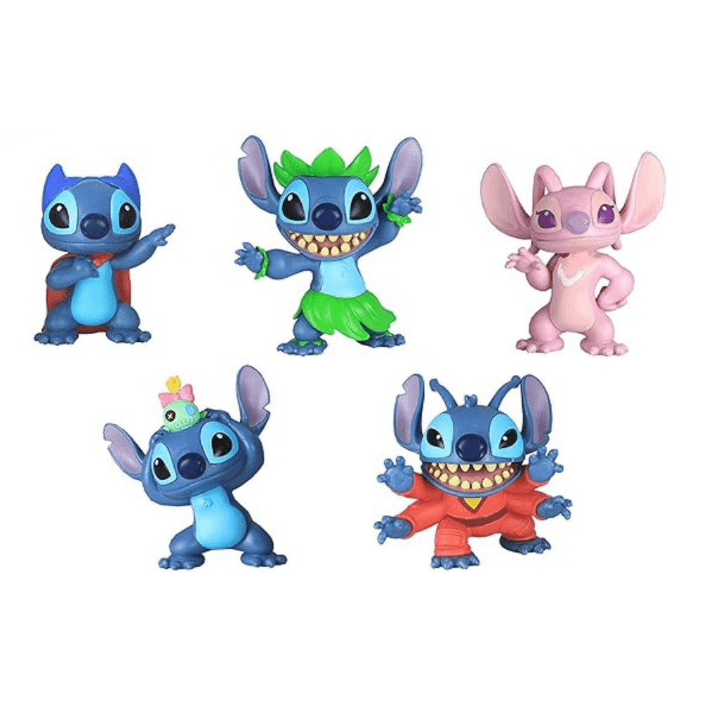 Disney - Lilo & Stitch - Collectible Stitch Figure Set 5pcs - 7cm