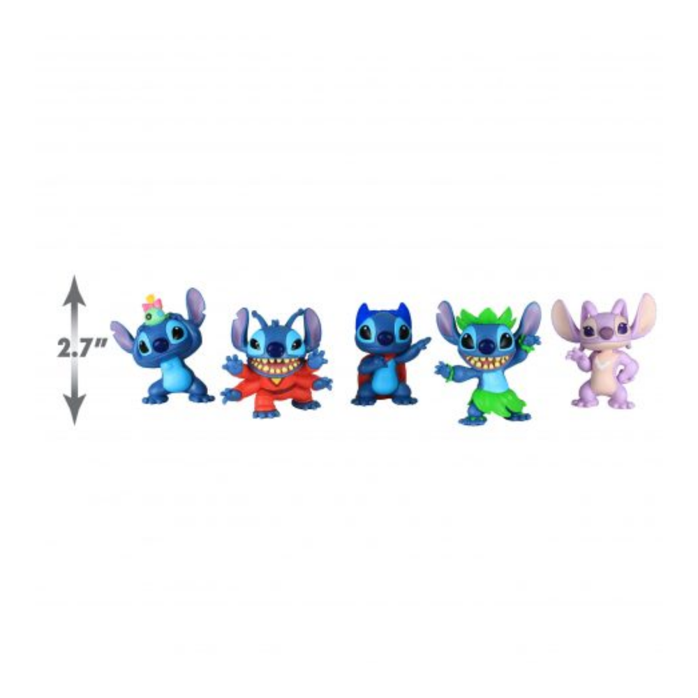 Disney - Lilo & Stitch - Collectible Stitch Figure Set 5pcs - 7cm