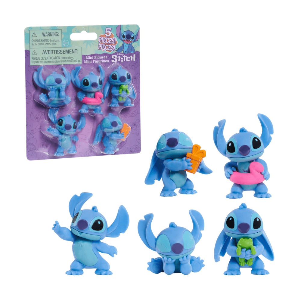 Disney - Lilo & Stitch - Collectible Stitch Figure Set 5pcs - Style 2 - 6cm