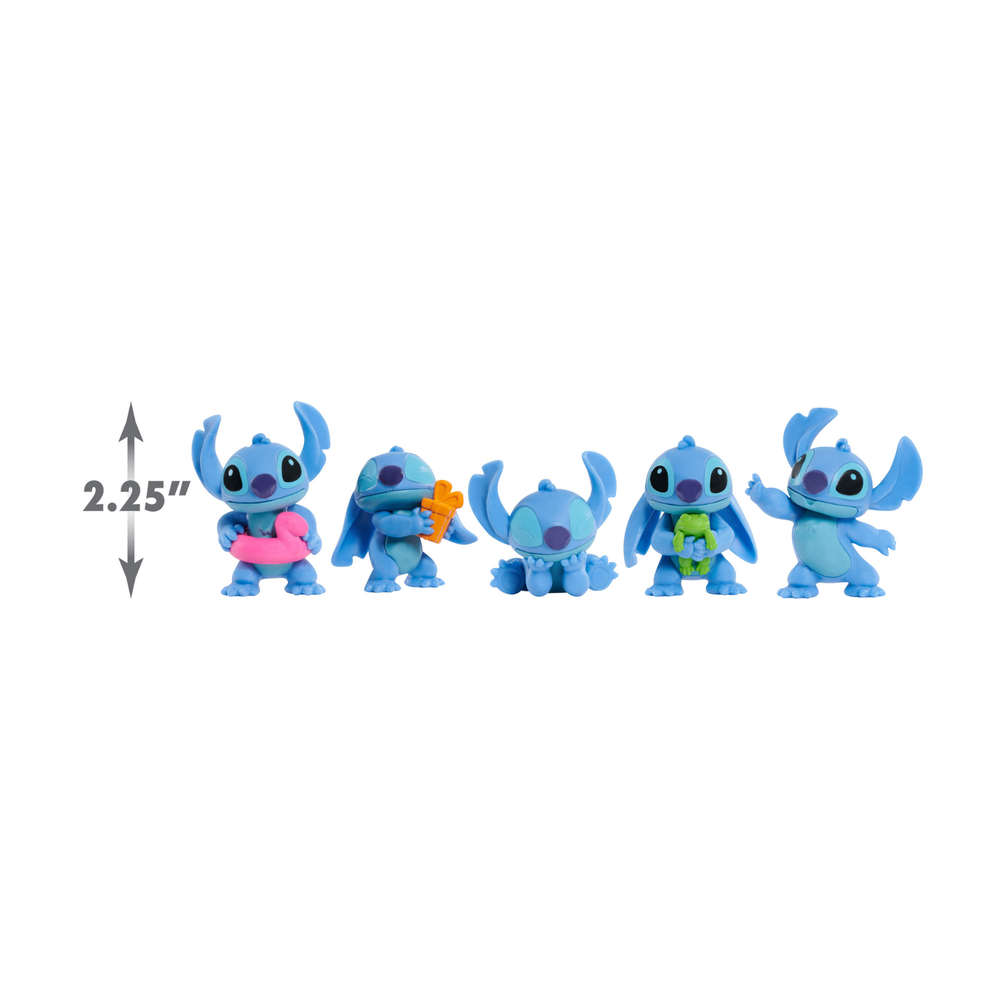 Disney - Lilo & Stitch - Collectible Stitch Figure Set 5pcs - Style 2 - 6cm