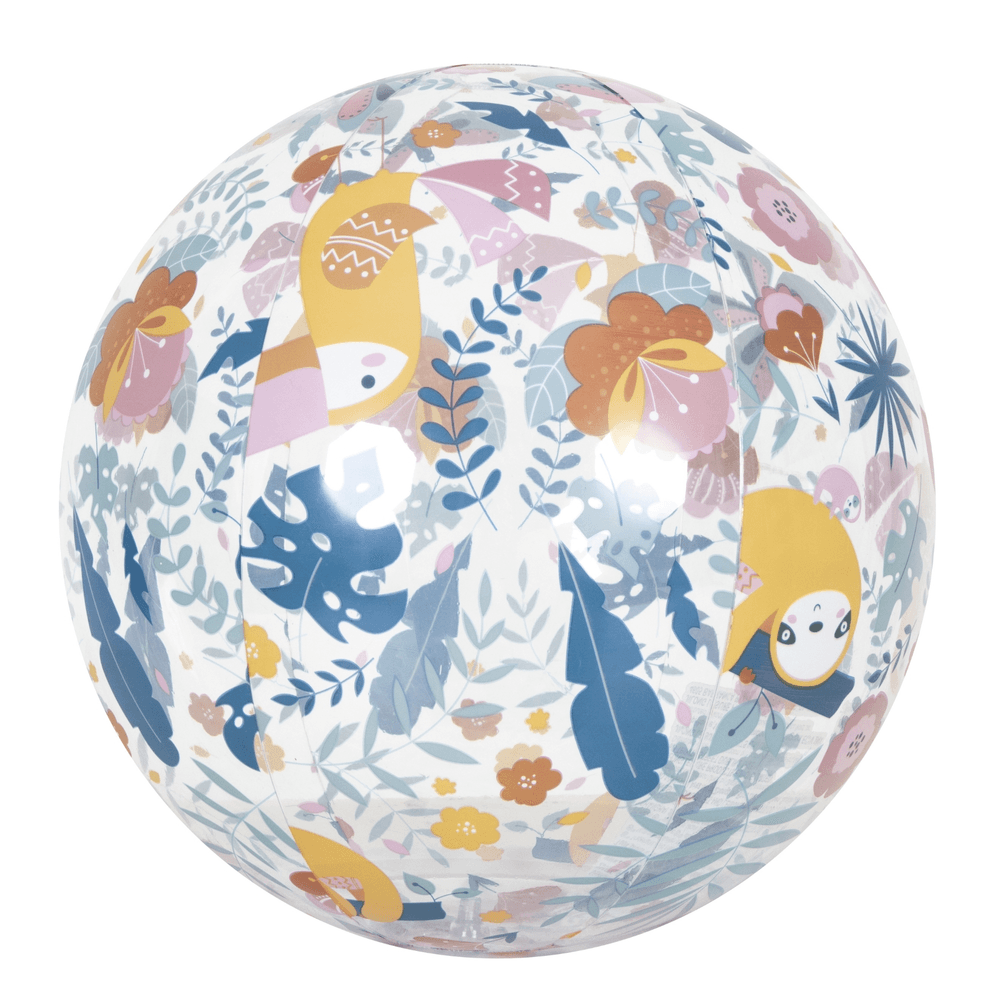 Jilong - Printed Inflatable Beach Ball - Multicolor - 50 cm - Style May Vary - 1 Pc