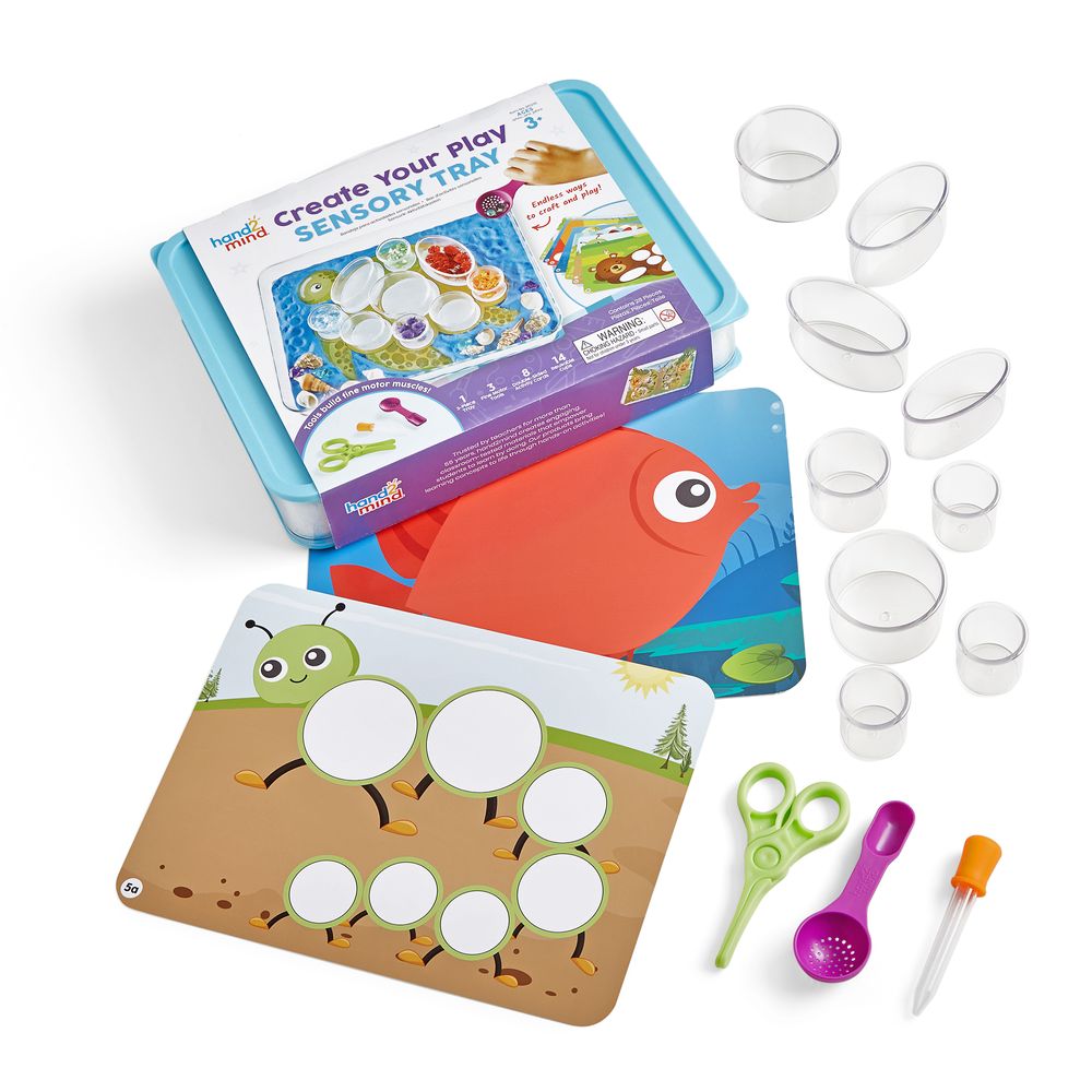 Learning Resources - Create Your Play Sensory Tray - 28 Pcs
