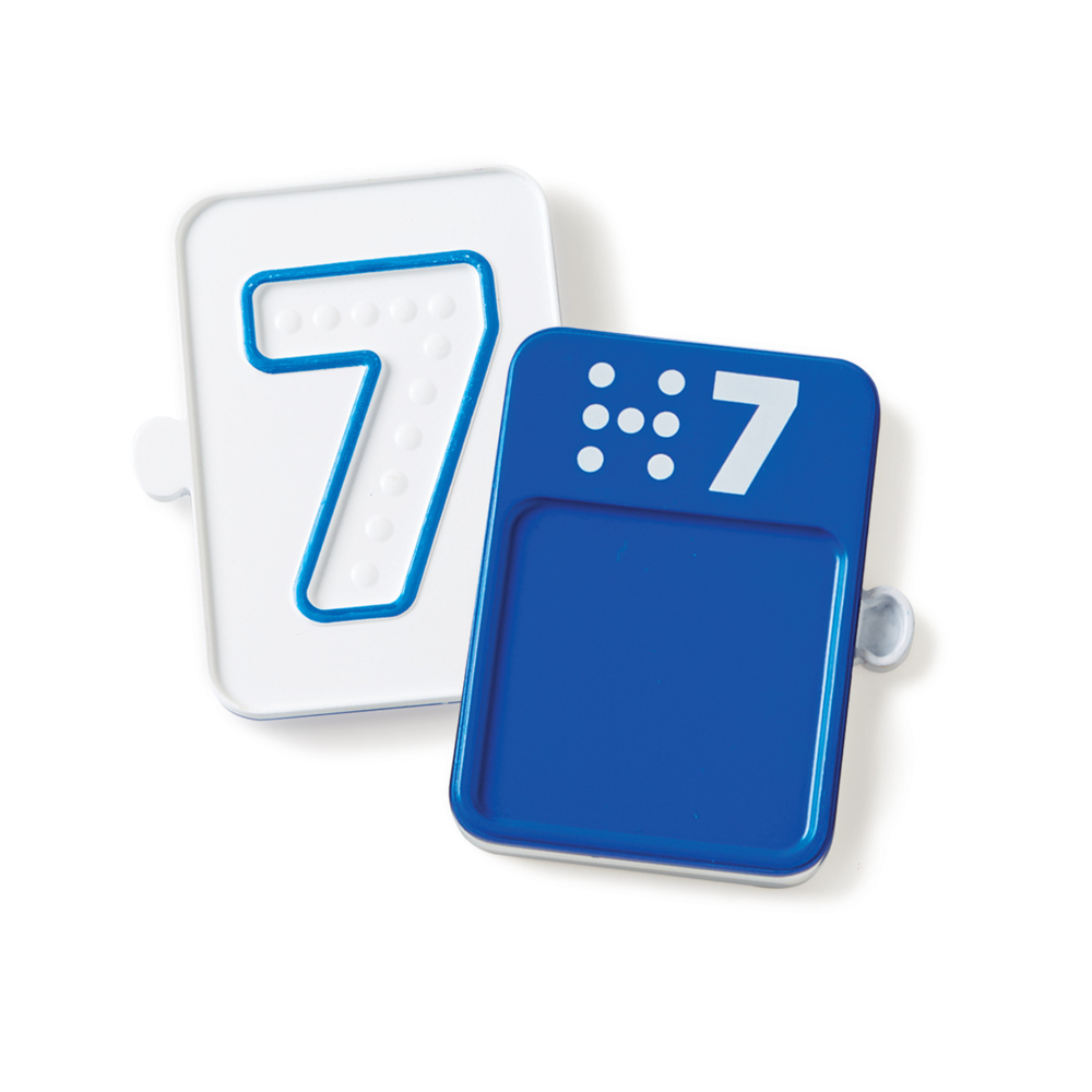 Learning Resources - Sensory Number Trays - 10 Pcs