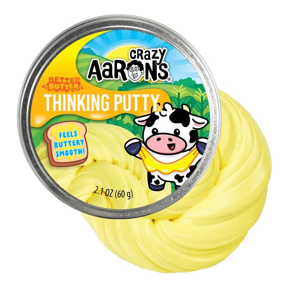 Crazy Aaron's - Better Butter Thinking Putty - Yellow - 60 gm