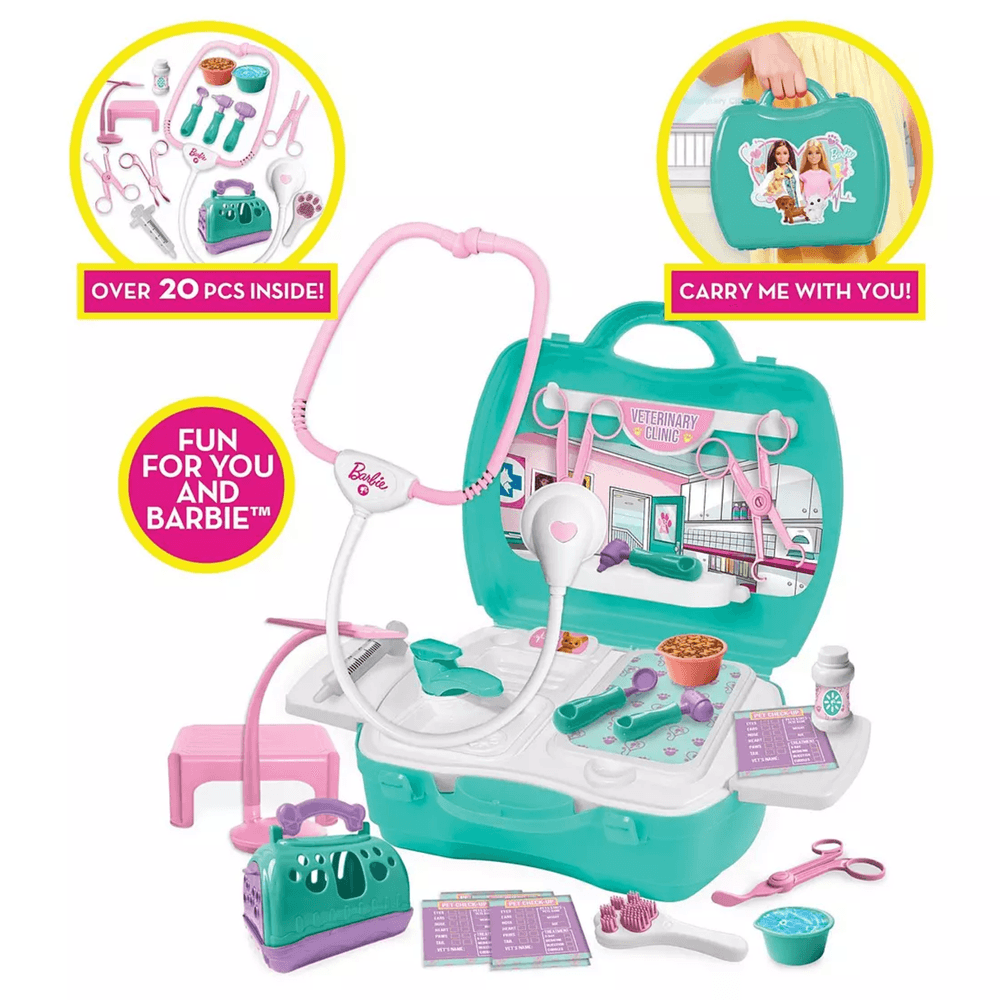 Barbie - Sinco Creations Barbie Pet Clinic Playset - 20 Pcs