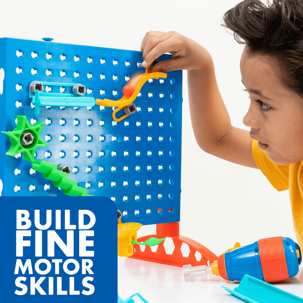 Learning Resources - Design & Drill Marble Maze STEM Toy Set - Multicolor