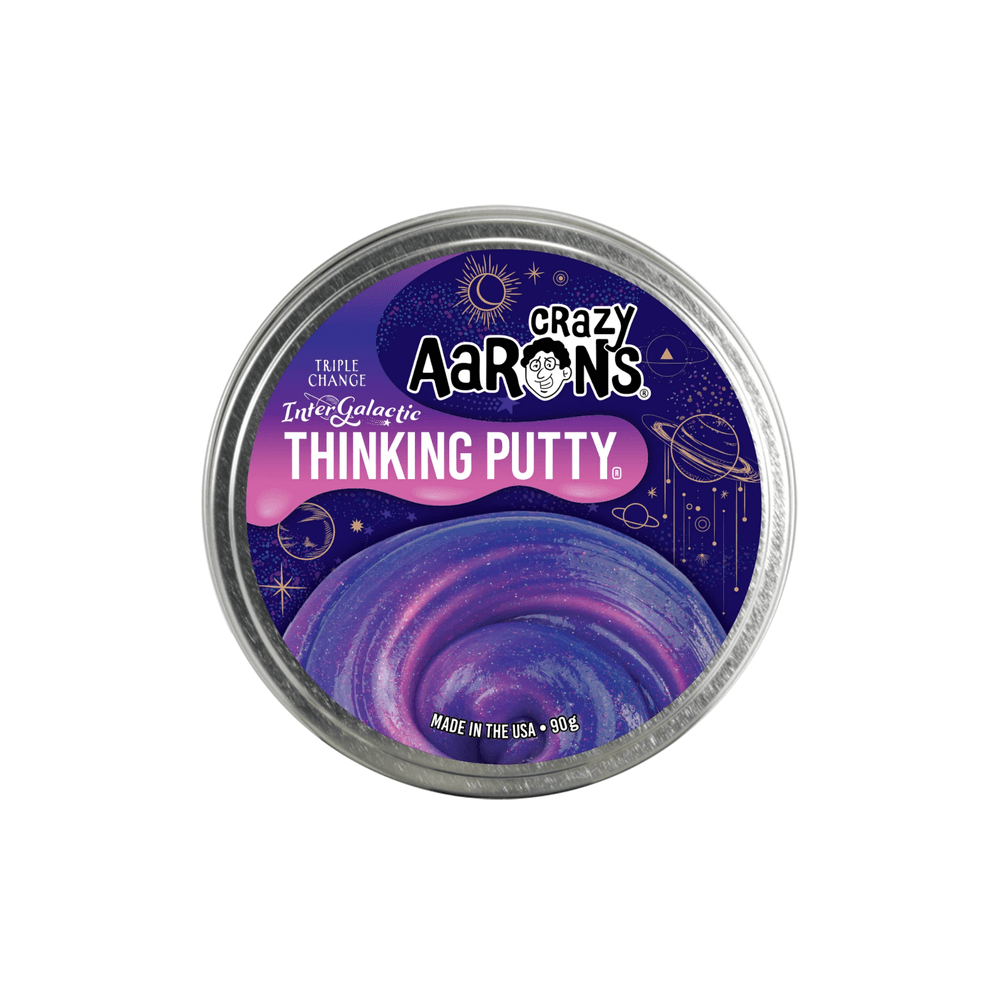 Crazy Aaron's - Triple Change Intergalactic Thinking Putty - Purple - 90 gm