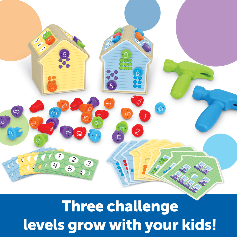 Learning Resources - Number Nails Activity Set