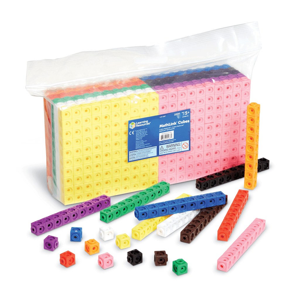 Learning Resources - Mathlink Cubes Set - 1000 Pcs