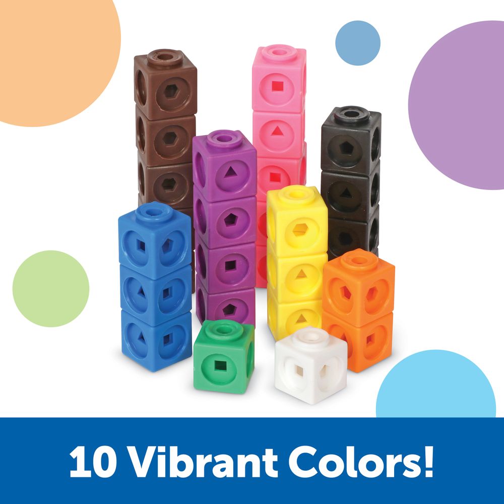 Learning Resources - Mathlink Cubes Set - 1000 Pcs