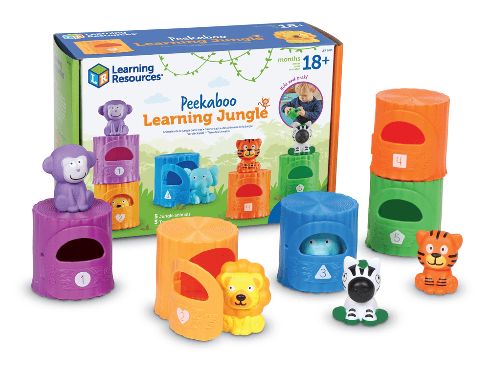 Learning Resources - Peekaboo Learning Jungle Playset