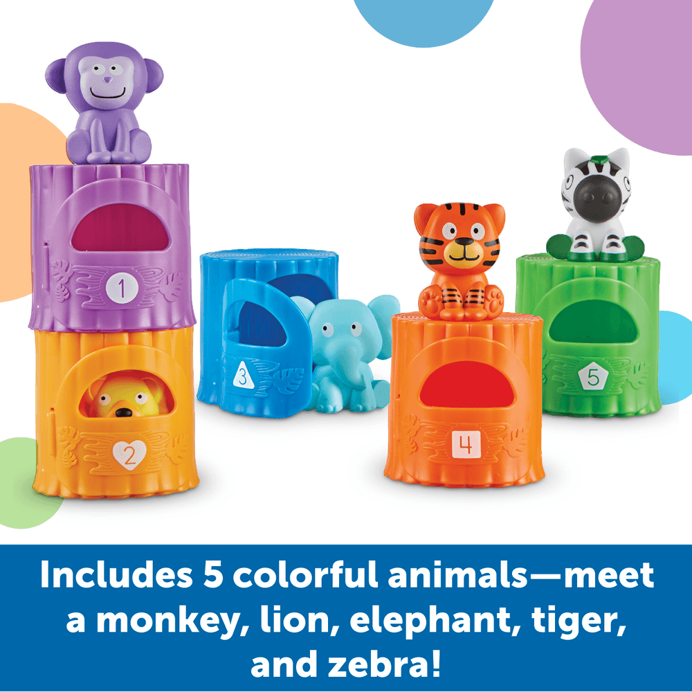 Learning Resources - Peekaboo Learning Jungle Playset
