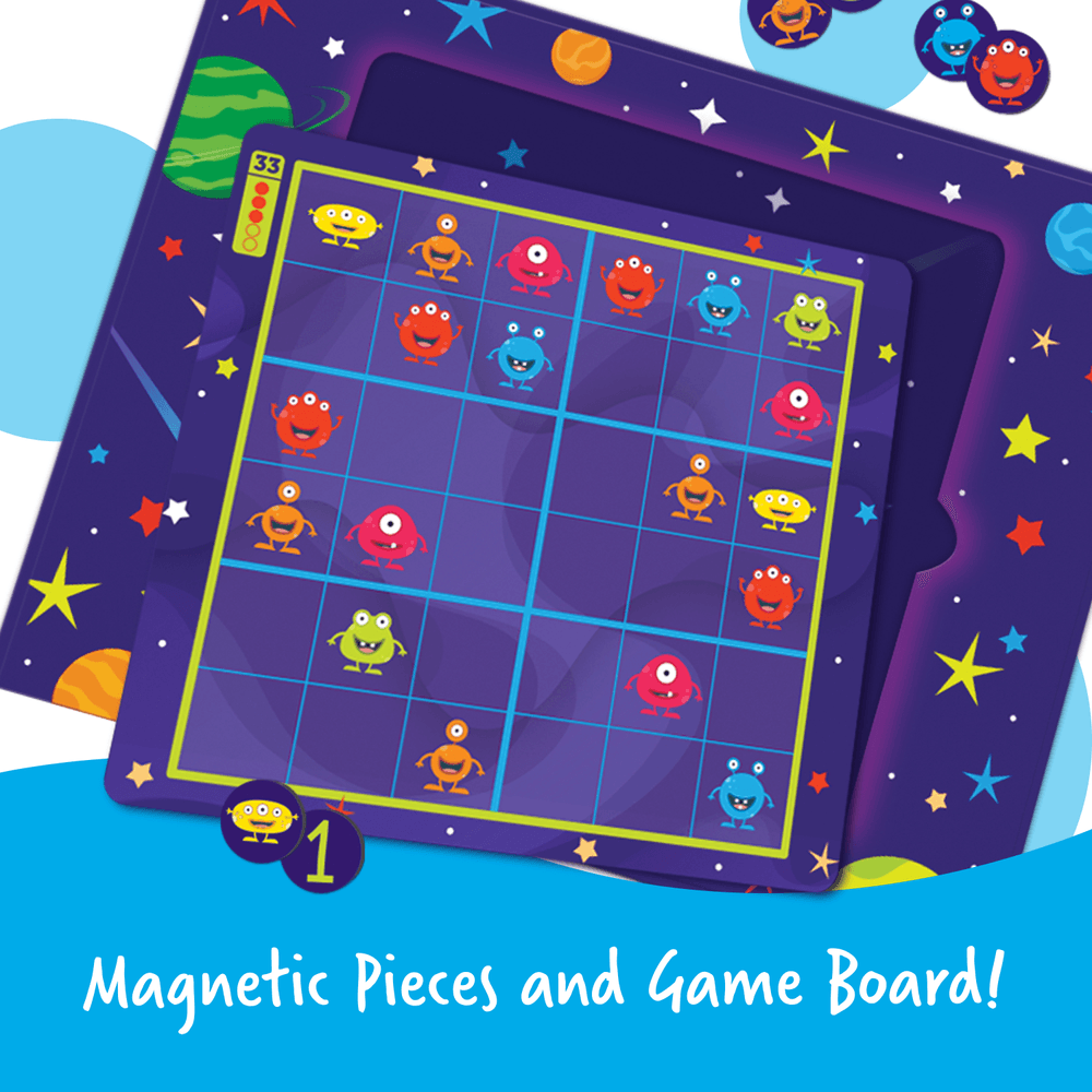 Learning Resources - Magnetic Space Sudoku - 72 Pcs