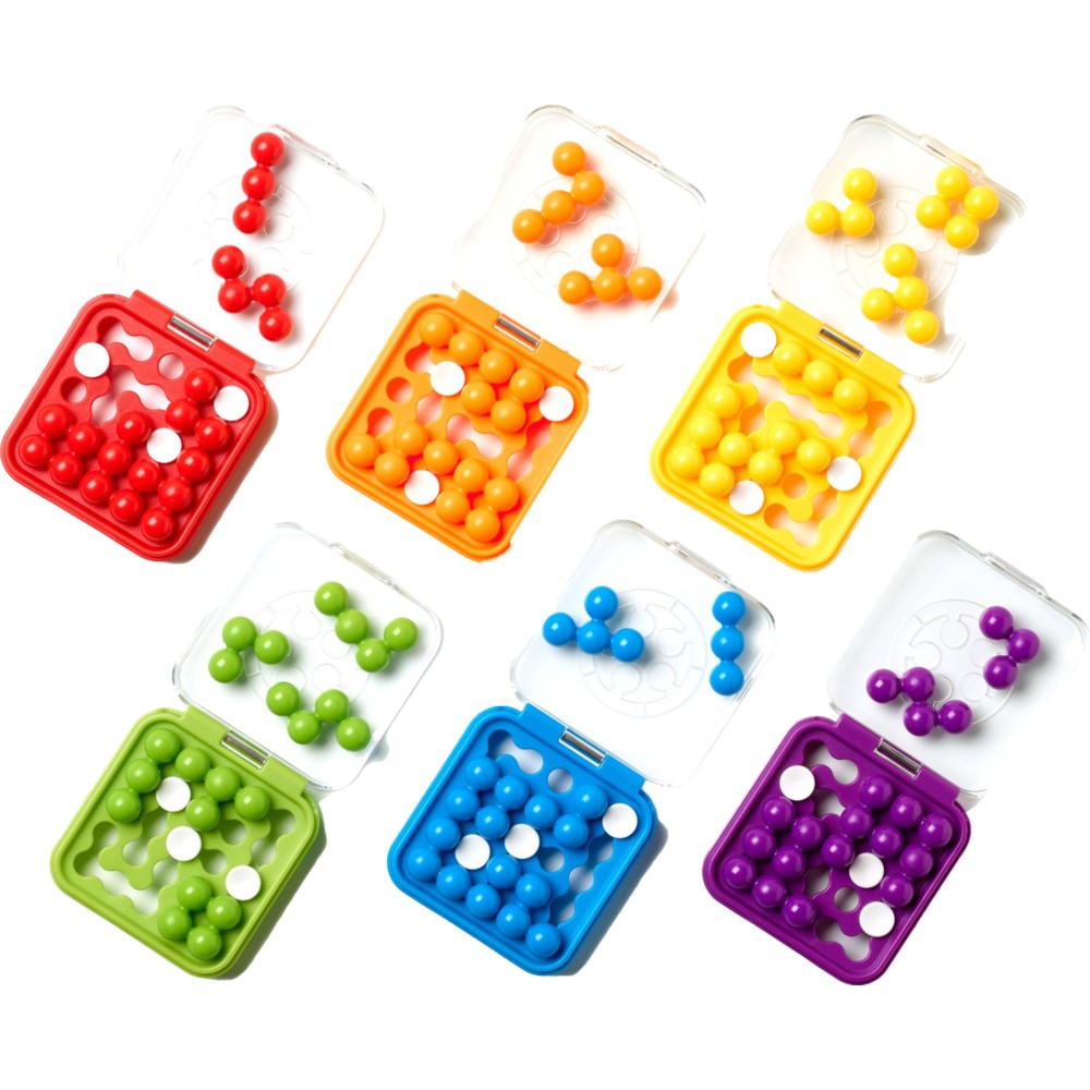 SmartGames - IQ Mini Compact Puzzle Game - Color May Vary