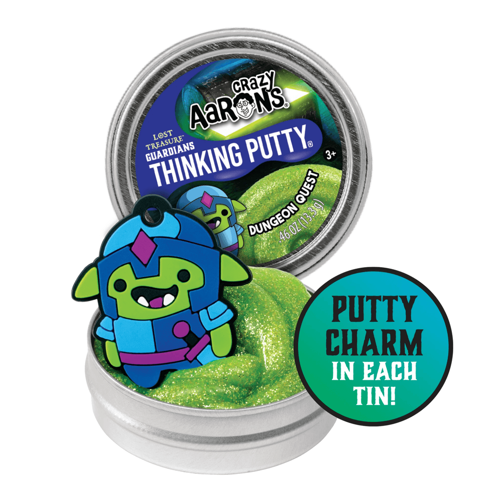 Crazy Aaron's - Lost Treasure Guardians Thinking Putty - Multicolor - Pack of 60 - 13.3 gm