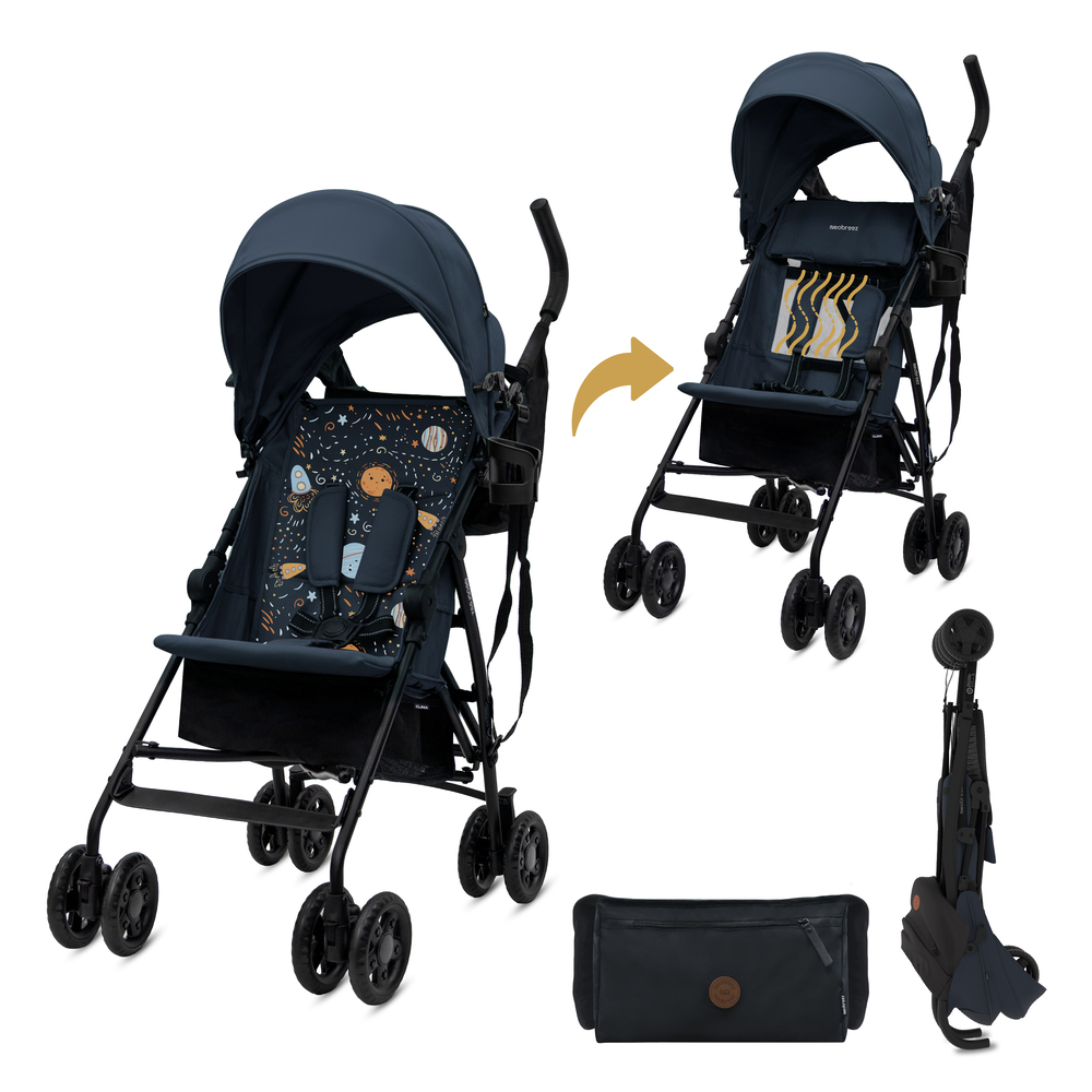 Neobreez Clima Lightweight Compact Umbrella Stroller - Blue