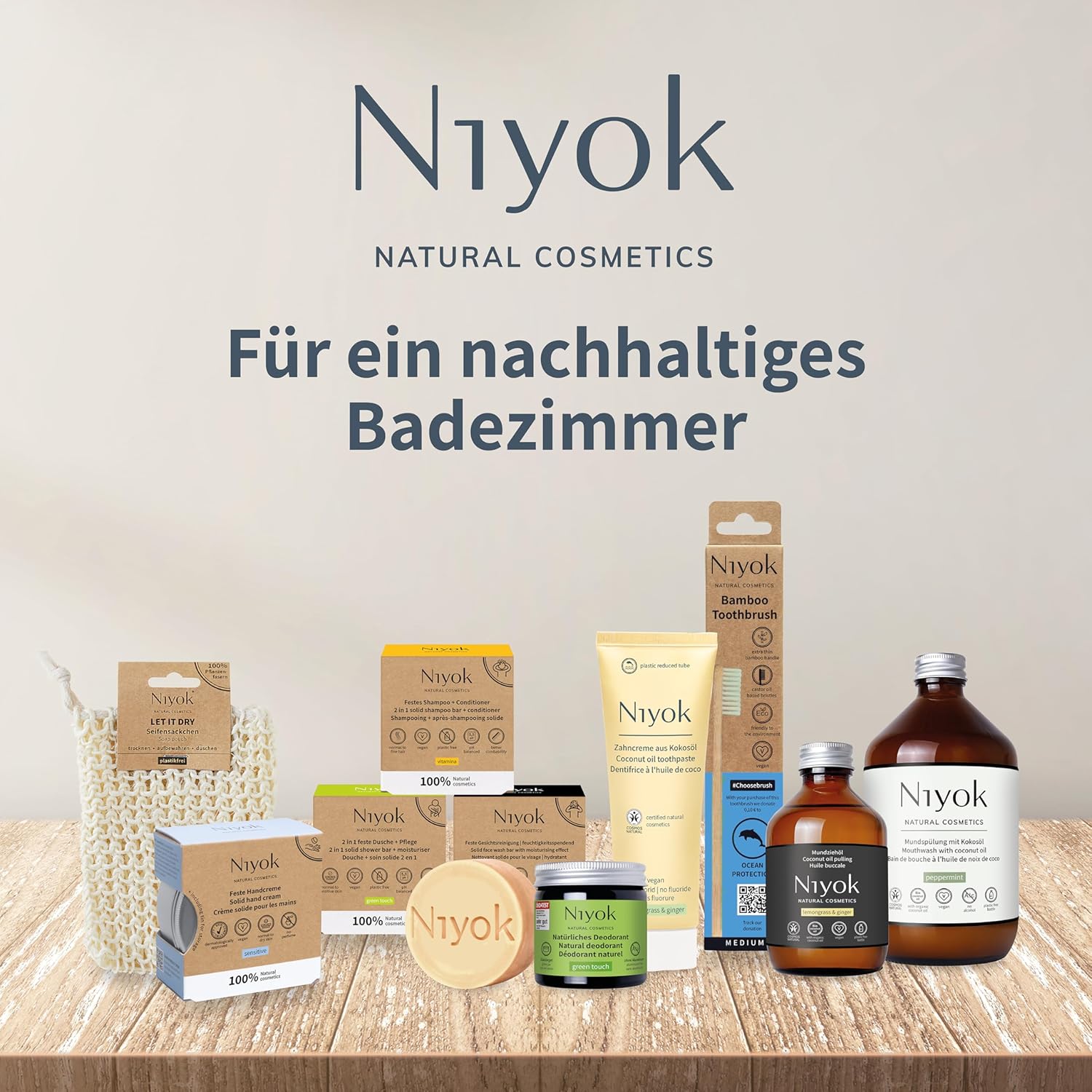 Niyok - Deo Cream Vitamina - Pack of 3 - 40 ml
