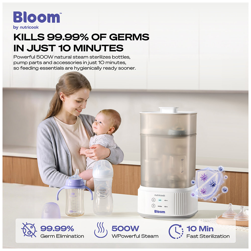 Nutricook - Bloom Sterilizer Dryer - White