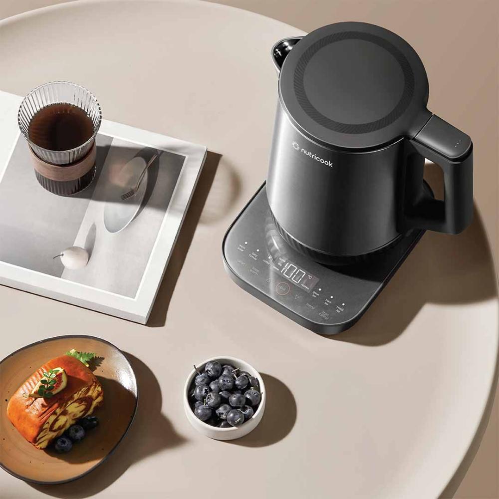 Nutricook Everything U-Shape Electric Kettle - Black - 1.7 L