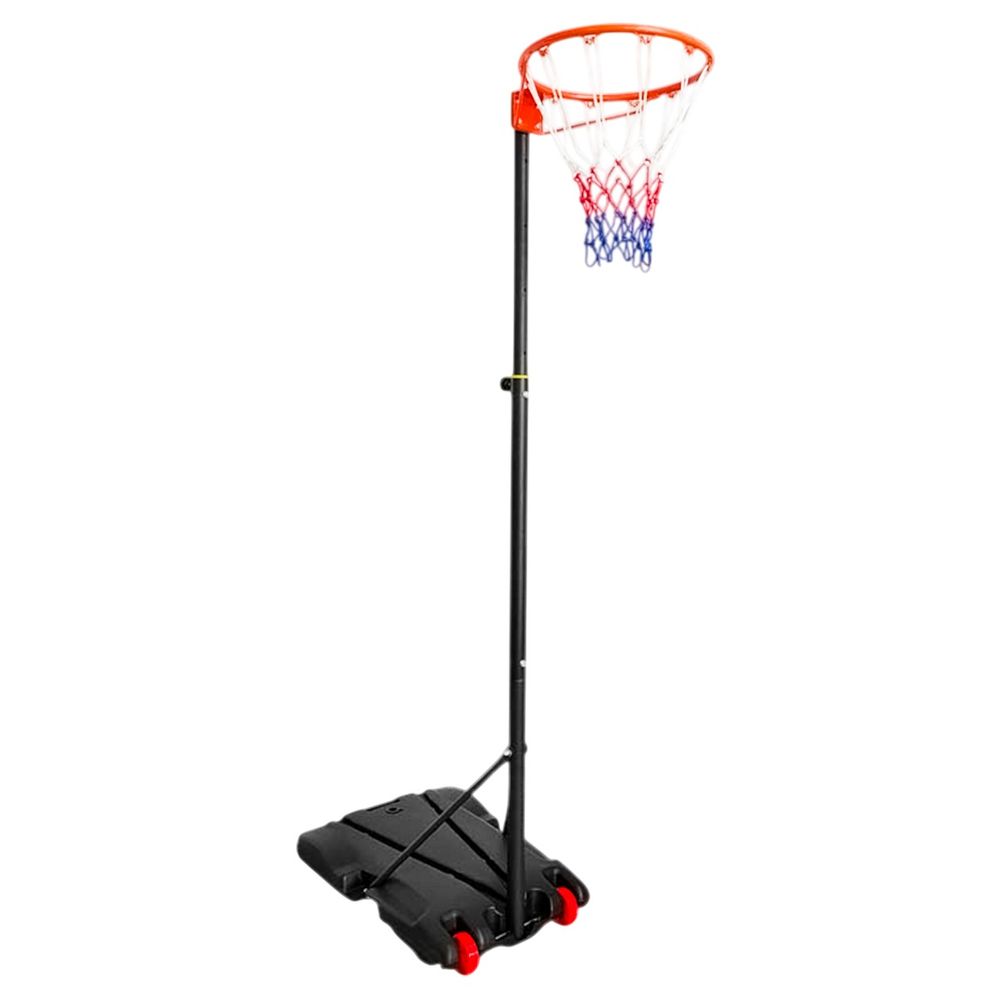 UKR Professional Adjustable Netball Hoop - Black - 8-10 ft