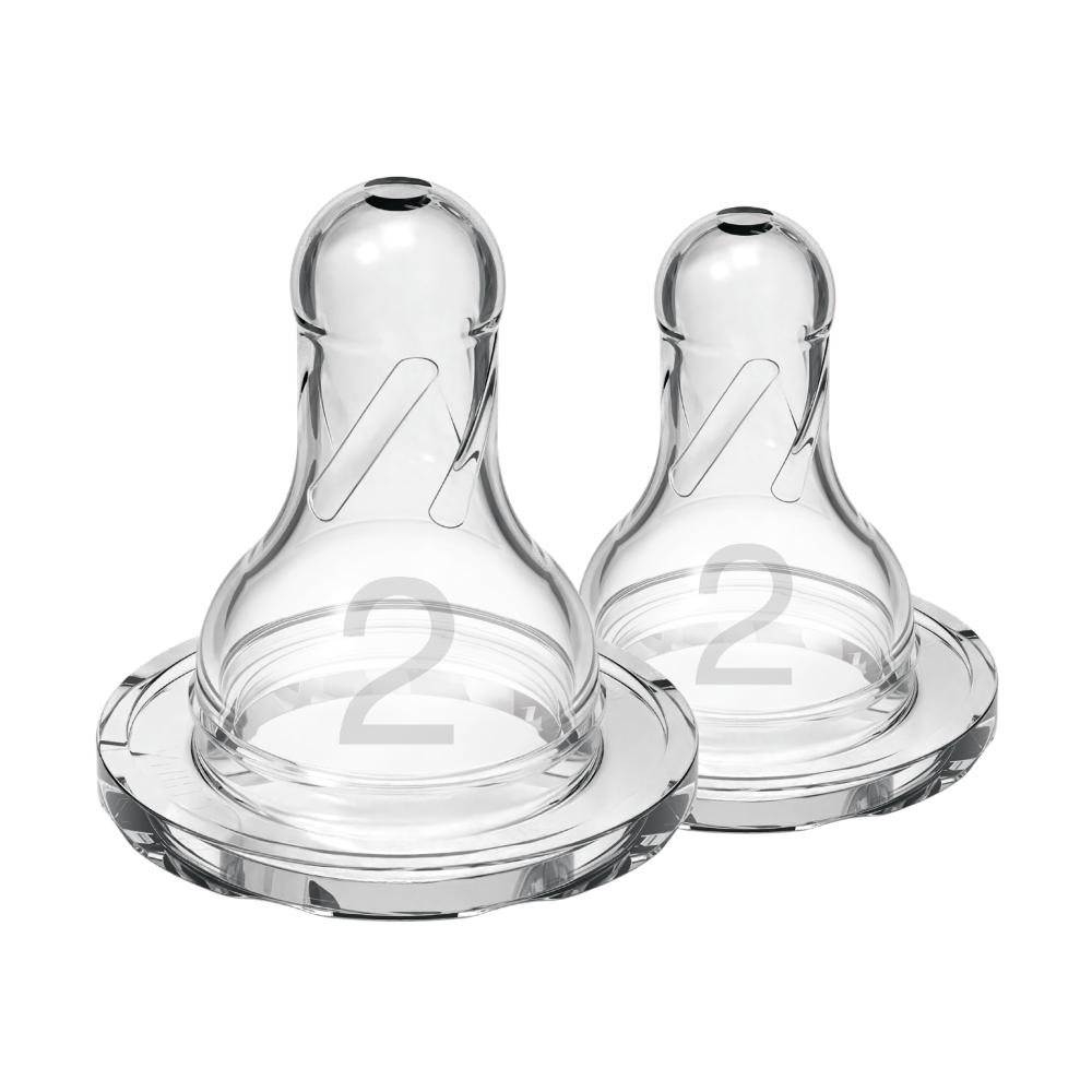 Dr. Brown's - Level 2 Silicone Narrow Options+ Nipple - Pack of 2