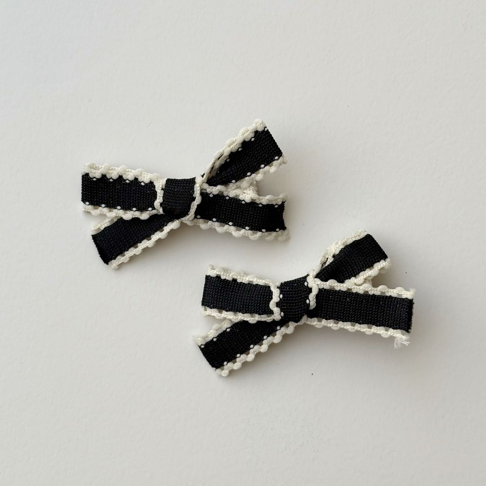 Baby Boss Girl's Frill Hair Clip - 2 Pcs
