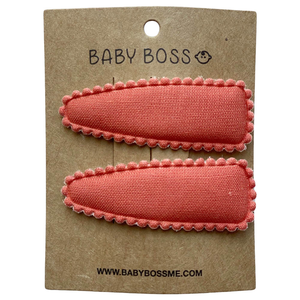 Baby Boss Hair Clip - Red