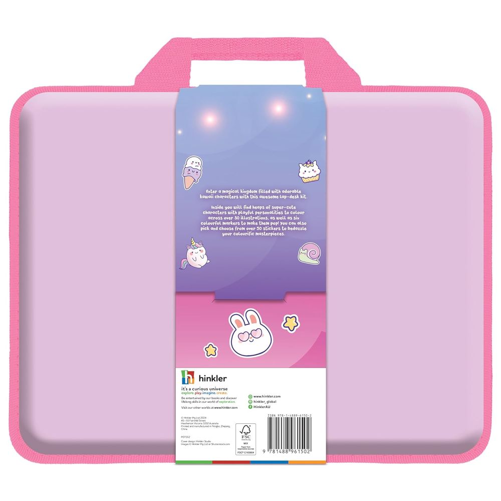 Hinkler - Kawaii Colouring Set With Lap Desk