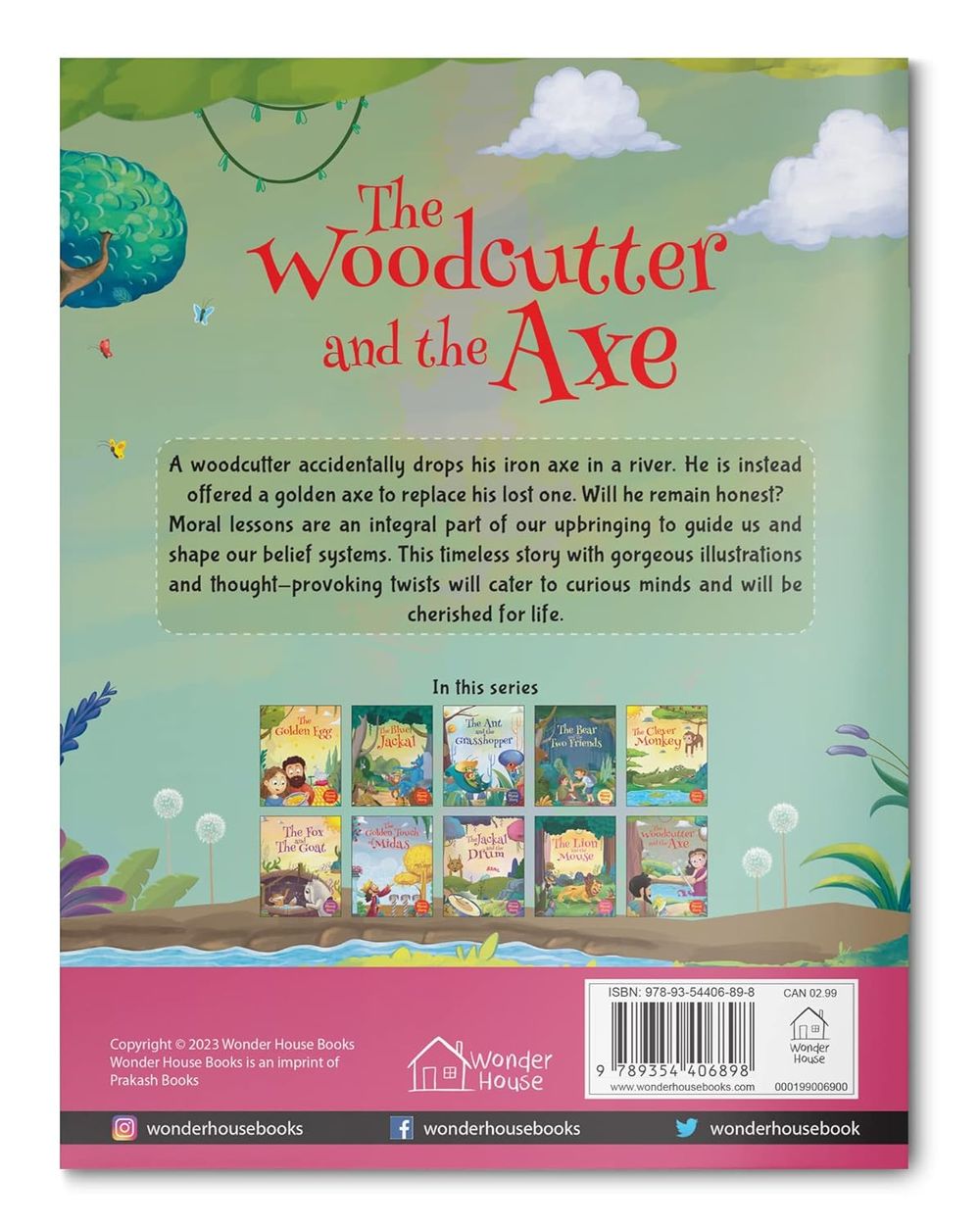 The Woodcutter And The Axe - Illustrated Moral Story For Children