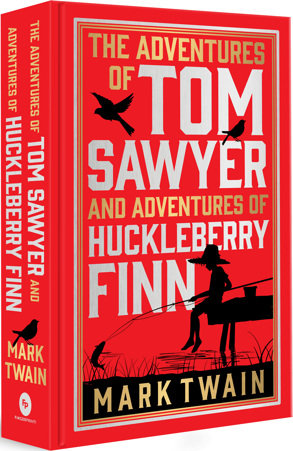 The Adventures Of Tom Sawyer & Adventures Of Huckleberry Finn - Deluxe Hardbound Edition