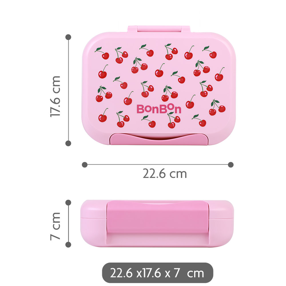 Bonbon - 3/5-Compartment Lunch Box - Cherries