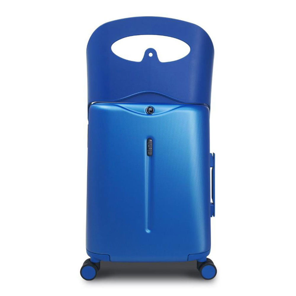 Miamily - Carry-On Luggage Trolley Bag - Cobalt Blue - 18-inch
