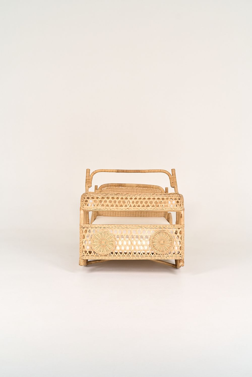 Natura Living - Luigi Rattan Car Kids Bed
