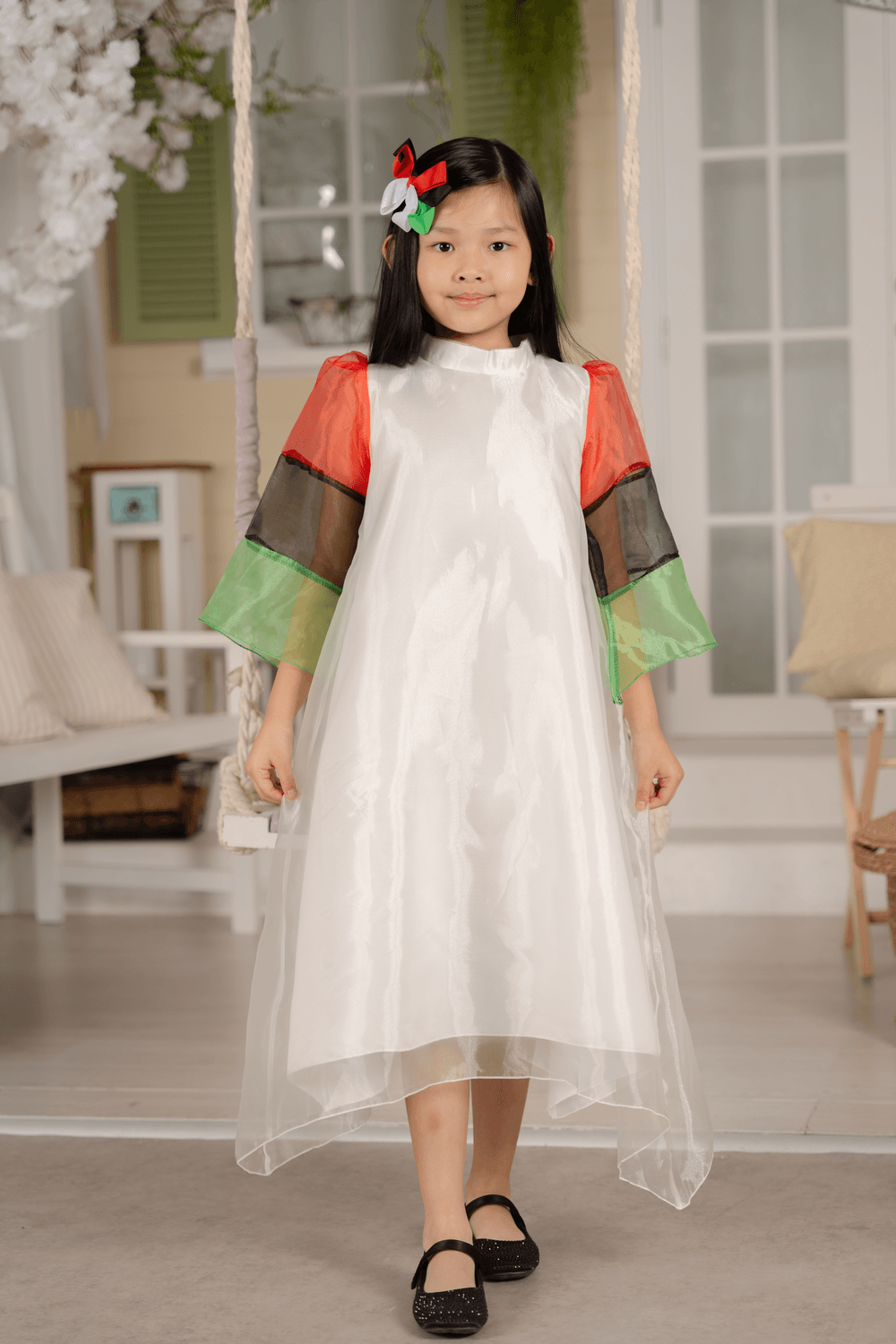 D' Daniela Uae Flag National Day Aaliyah Collection Dress