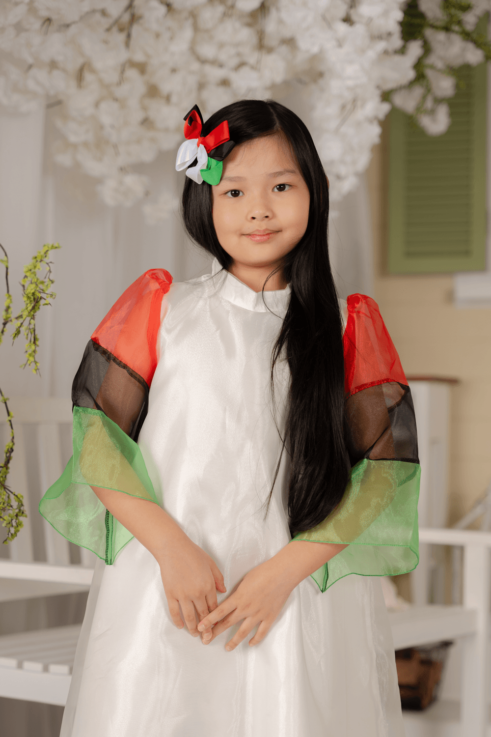 D' Daniela Uae Flag National Day Aaliyah Collection Dress