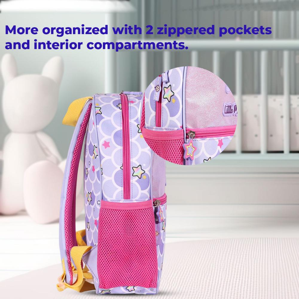 Milk&Moo - Kids Backpack - Little Mermaid - 12.9-Inch/33cm