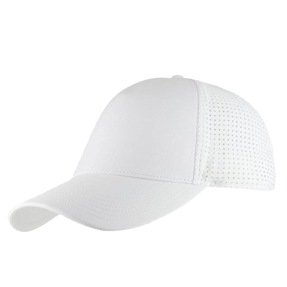 Santhome Ace 5 Panel Dry NCool Sports Cap - White