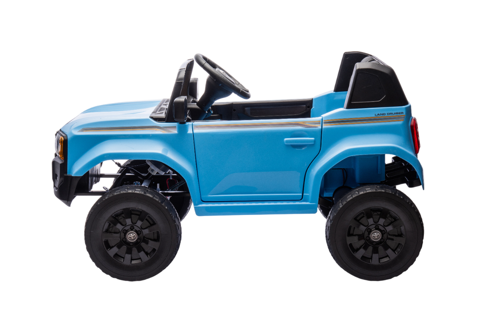 Toyota - Land Cruiser Prado Electric Ride On Car - 12 V - Blue