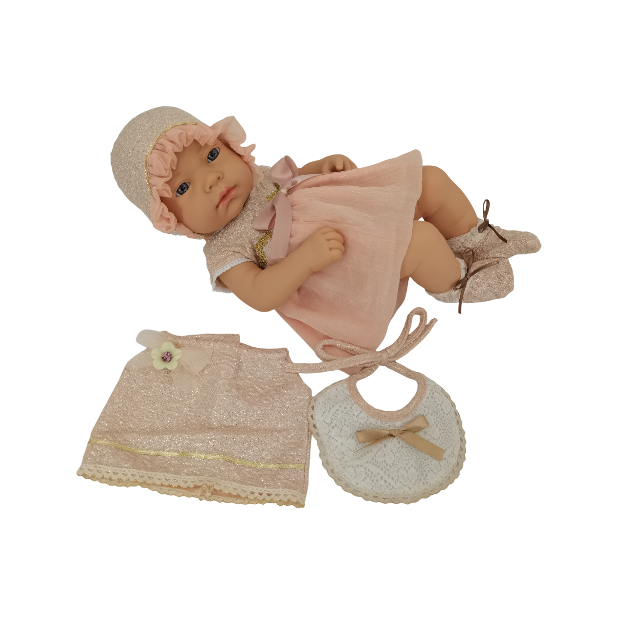 Baby So Lovely - Newborn Baby Doll Playset - Beige