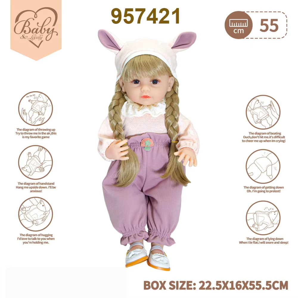 Baby So Lovely - Newborn Baby Doll Girl - Lavender