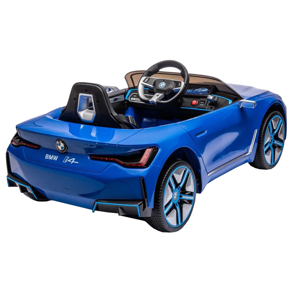 BMW - I4 Kids Rideon Car - Blue - 12V