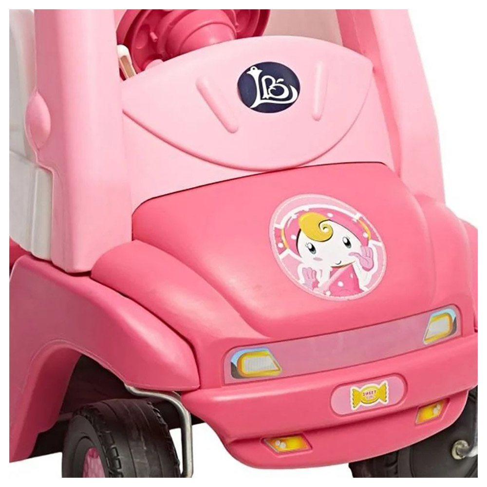 Amsham Toys - Baby Coupe Ride-On Car - Pink