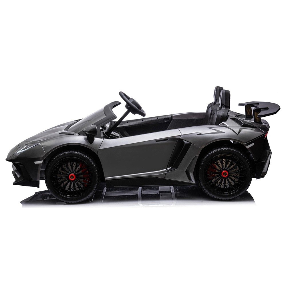 Lamborghini - Licensed Aventador SV Ride-On Car - Grey - 24 V