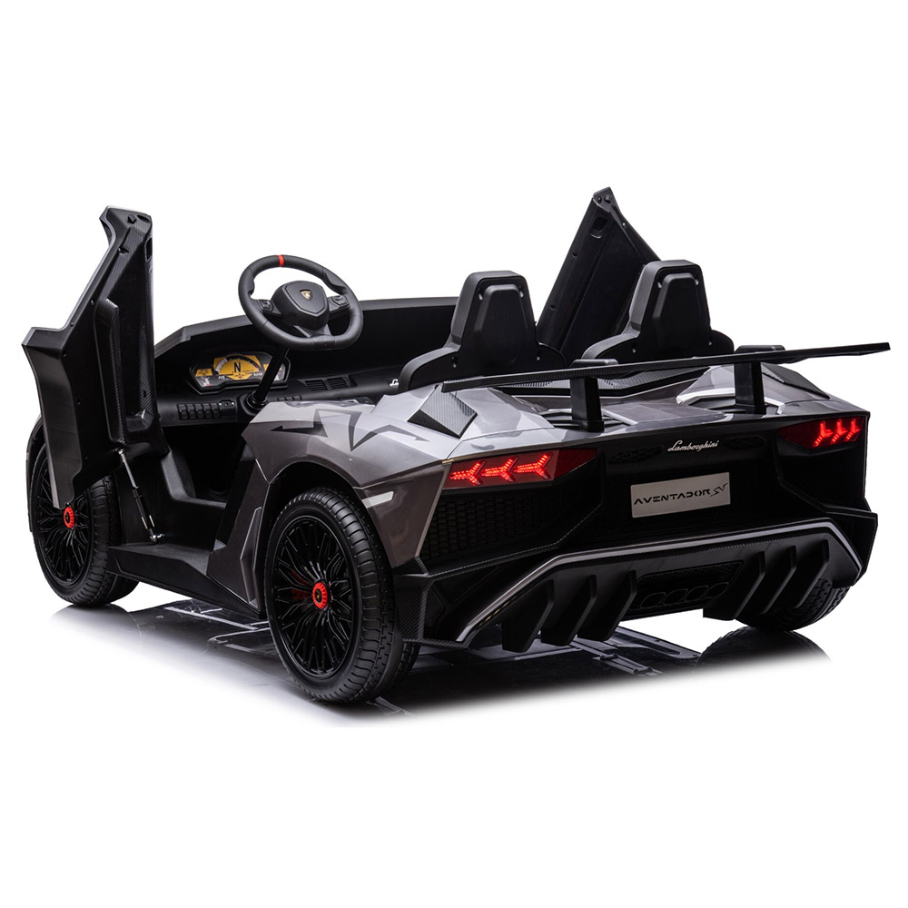 Lamborghini - Licensed Aventador SV Ride-On Car - Grey - 24 V