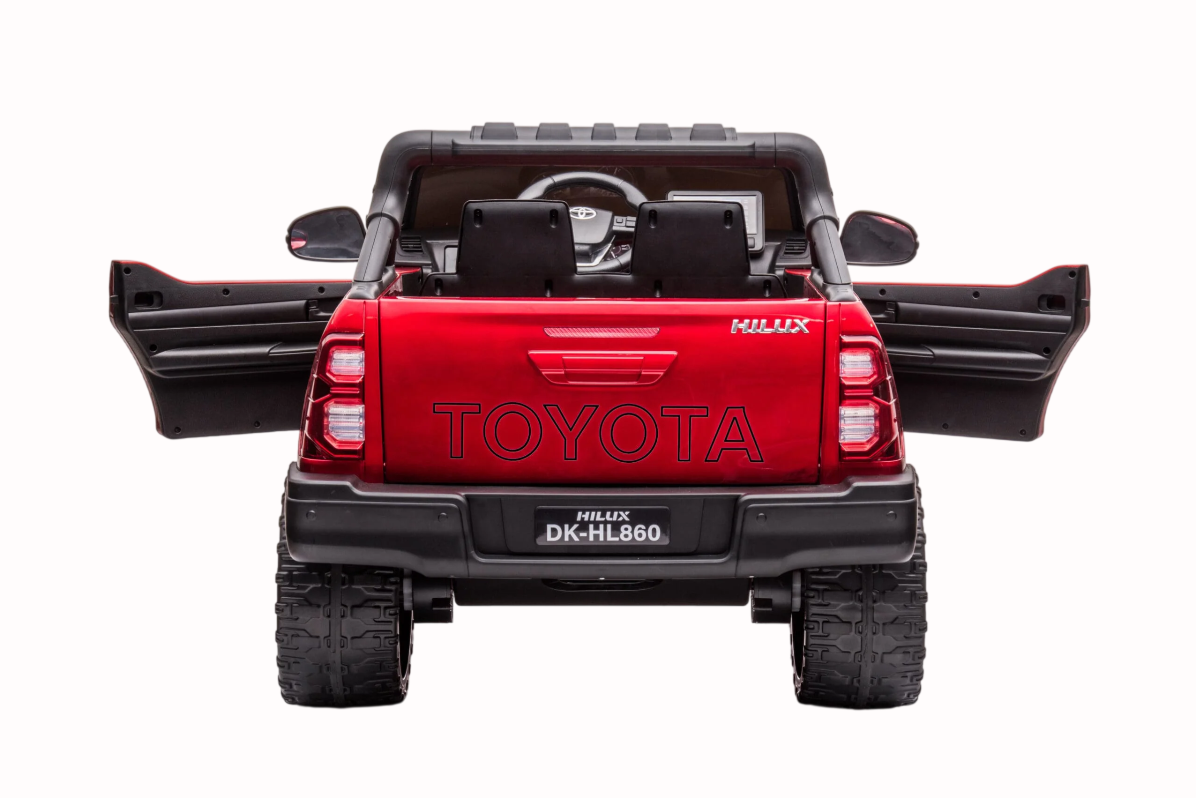 Toyota - Hilux Kids Ride-On Jeep - 12V - Painting Red